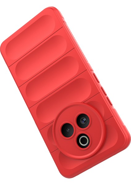 Realme P3 Pro 5g Kılıf Düşmeye Karşı Yumuşak Tpu Sağlam Telefon Arka Kapağı-Kırmızı (Yurt Dışından)