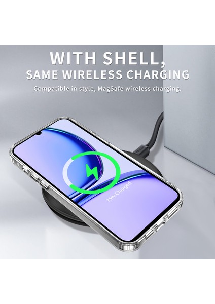 Realme C53 (Global)/realme Narzo N53 4g Shell Hd Şeffaf Pc+Tpu Kılıf Için Toz Geçirmez Telefon Kılıfı-Şeffaf (Yurt Dışından) indirimleri