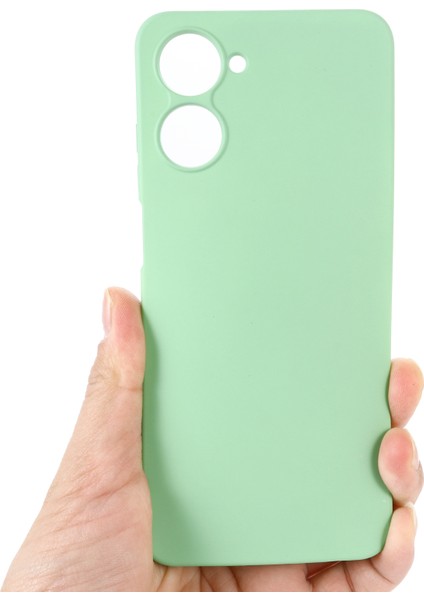 Realme 10 4g Hassas Kesik Telefon Kılıfı Sıvı Silikon Düşmeye Dayanıklı Arka Kapak Kayışlı-Yeşil (Yurt Dışından) fırsatları