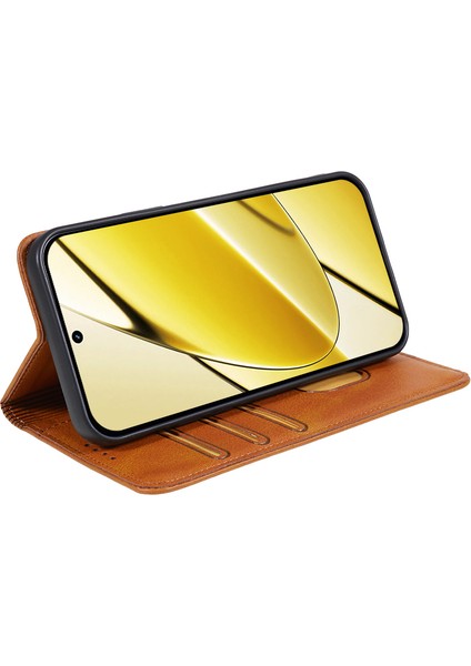 Realme 11X 5g/11 5g(Global)Kılıf Ince Pu Deri Cep Telefonu Kılıfı-Haki (Yurt Dışından) indirimleri