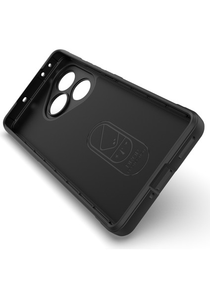 Realme Gt Neo6 Se 5g/gt 6 5g/gt 6t 5g Kılıf Tpu Düşme Korumalı Kabuk Telefon Kılıfı-Koyu Gri (Yurt Dışından)