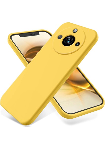 Realme Narzo 60 Pro 5g Telefon Kılıfı Kabuk Sıvı Silikon + Yumuşak Astar Çizilmez Kapak-Sarı (Yurt Dışından) fiyatları
