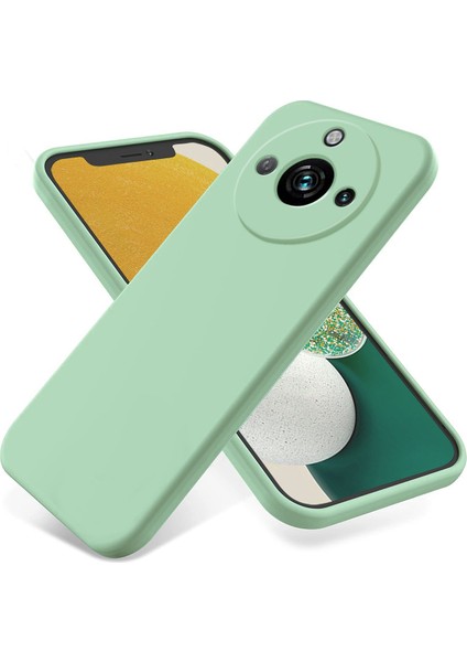 Realme Narzo 60 Pro 5g Telefon Kılıfı Kabuğu Sıvı Silikon + Yumuşak Astar Çizilmez Kapak-Yeşil (Yurt Dışından) fiyatları