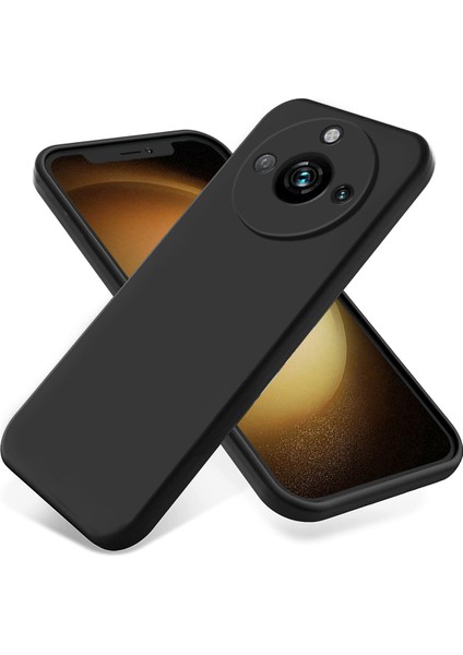 Realme Narzo 60 Pro 5g Telefon Kılıfı Kabuğu Sıvı Silikon + Yumuşak Astar Çizilmez Kapak-Siyah (Yurt Dışından) fiyatları