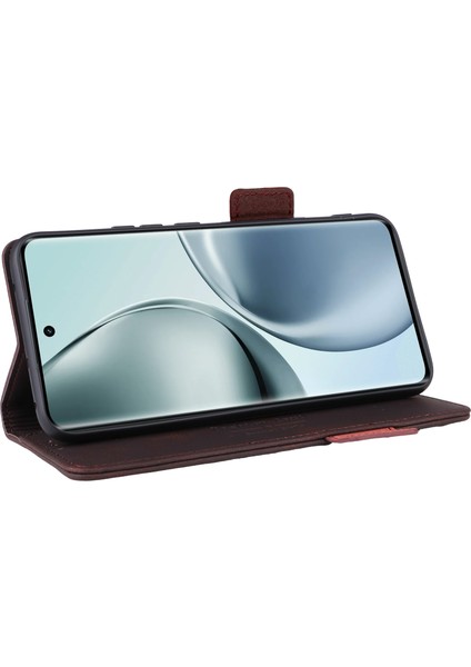Realme 14 Pro 5g Kılıf Deri Cüzdan Kapaklı Telefon Kılıfı Donanım Dekorlu-Kahve (Yurt Dışından) modelleri