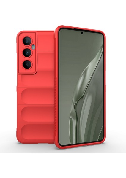 Realme C65 4g Kılıf Darbeye Dayanıklı Tpu Telefon Koruyucu Kabuk-Kırmızı (Yurt Dışından)