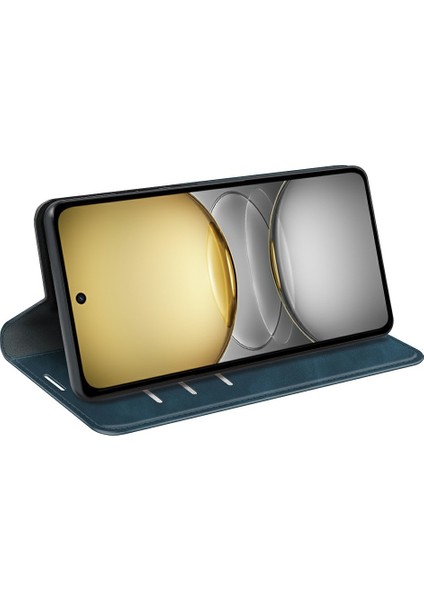 Realme C75 Kılıf Cilt Dokunmatik Deri Cüzdan Telefon Kılıfı-Mavi (Yurt Dışından) fırsatları