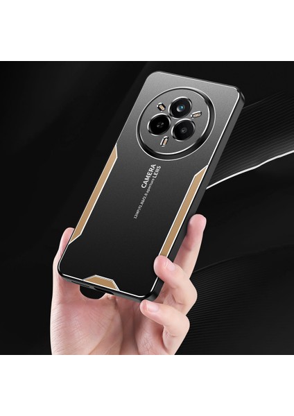 Realme 14 Pro 5g Telefon Kılıfı Alüminyum Alaşımlı Tpu Pc Arka Kapak-Altın (Yurt Dışından) fiyatları