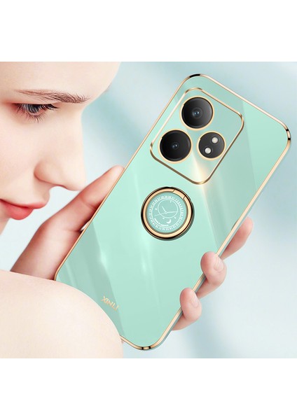 Xınlı Realme Gt Neo6 5g Kılıf Yumuşak Tpu Kickstand Galvanik Telefon Kılıfı-Camgöbeği (Yurt Dışından) modelleri