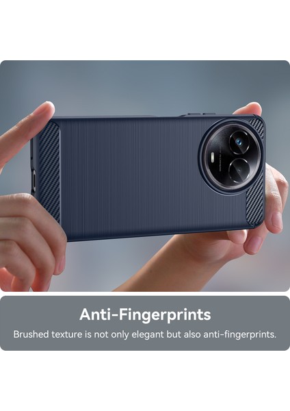Realme 11 5G(GLOBAL)/11X 5g/narzo 60X 5g Telefon Kılıfı Fırçalanmış Yumuşak Tpu Arka Kapak-Mavi (Yurt Dışından) fırsatları