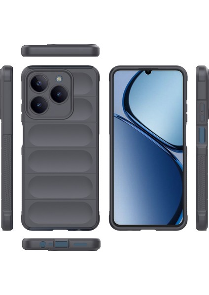 Realme C63 4G/C61 4g/narzo N63 4g Kılıf Yumuşak Tpu Düşmeye Dayanıklı Telefon Kılıfı-Koyu Gri (Yurt Dışından) fiyatları