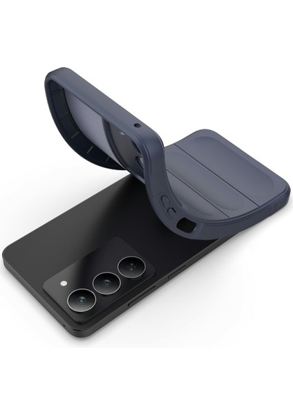 Realme V60 Pro 5G/14X(HINDISTAN)5G Kılıf Düşmeye Karşı Yumuşak Tpu Sağlam Telefon Arka Kapağı-Koyu Gri (Yurt Dışından)