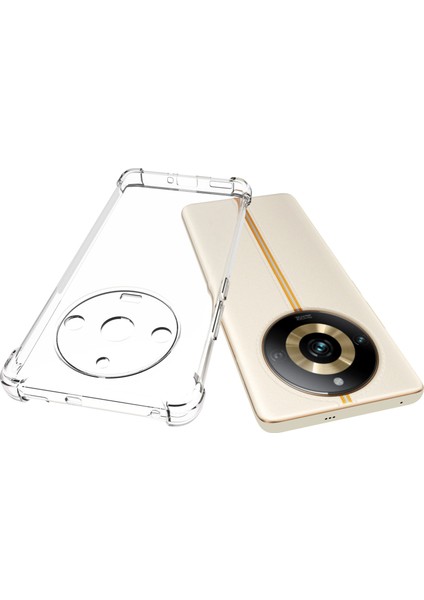 Realme 11 Pro 5g Şeffaf Cep Telefonu Kılıfı Kaymaz Telefon Tpu Darbeye Dayanıklı Kılıf (Yurt Dışından) fiyatları