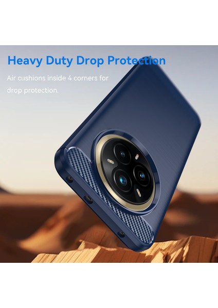 Realme 14 Pro+5g Kılıf Koruyucu Telefon Kılıfı Karbon Fiber Doku Fırçalanmış-Mavi (Yurt Dışından) indirimleri