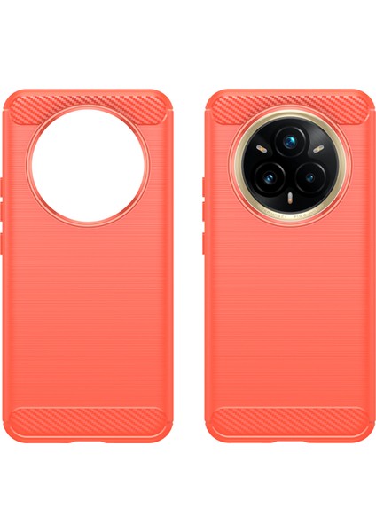 Realme 14 Pro+5g Kılıf Koruyucu Telefon Kılıfı Karbon Fiber Doku Fırçalanmış-Kırmızı (Yurt Dışından) indirimleri
