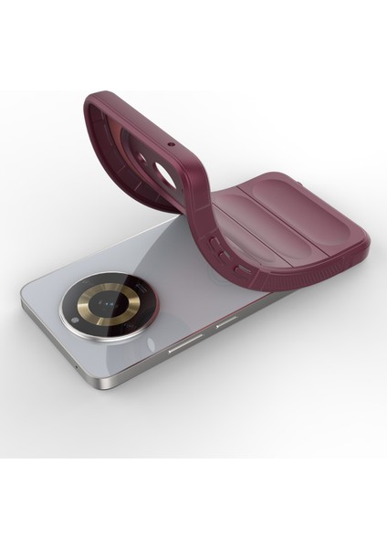 Realme 11 5g Için Anti-Düşme Telefon Kılıfı (Çin) Sağlam Tpu Düşmeye Dayanıklı Arka Kapak-Şarap Kırmızısı (Yurt Dışından) indirimleri