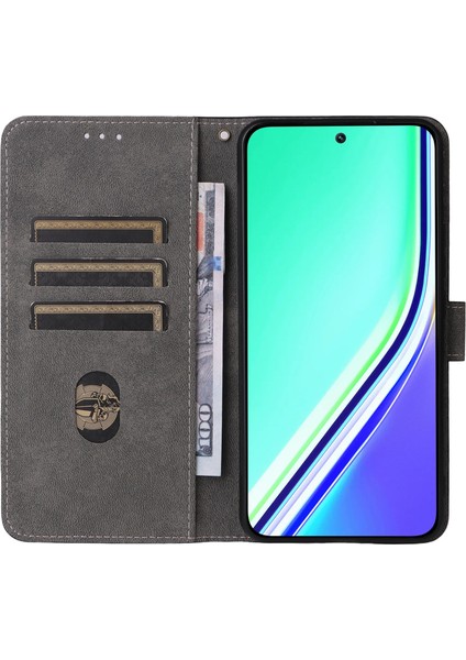 Realme P3 Pro 5g Kılıf Cüzdan Rfıd Engelleme Pu Deri Kılıf Görüntüleme Standı-Mavi (Yurt Dışından)