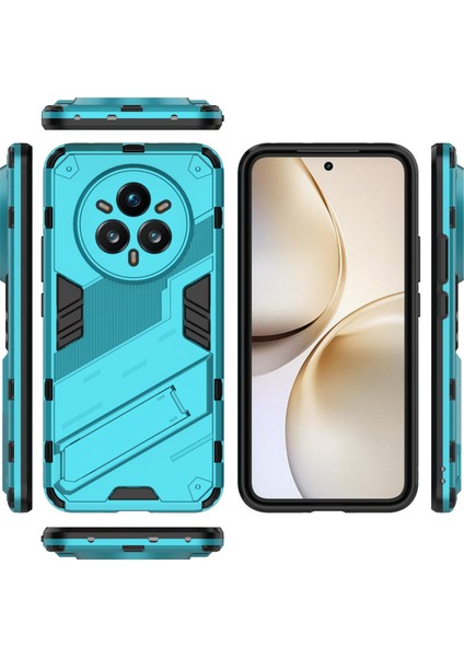 Realme 14 Pro+5g Kılıf Pc+Tpu Darbeye Dayanıklı Telefon Kılıfı Kickstand Ile-Bebek Mavisi (Yurt Dışından) fırsatları