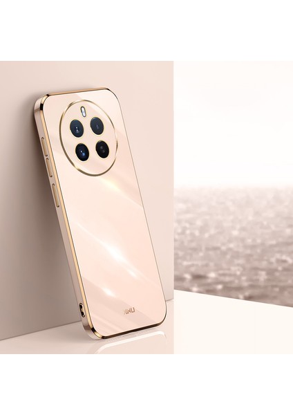 Xınlı Realme 12 4g/12+5g/narzo 70 Pro 5g Kılıf Darbeye Dayanıklı Tpu Elektrokaplama Telefon Koruyucu-Pembe (Yurt Dışından) indirimleri
