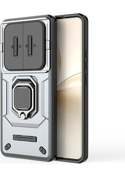Realme 14 Pro 5g Kılıf Pc+Tpu Kickstand Telefon Koruyucu Lens Kapağı Ile-Gri (Yurt Dışından) fiyatları