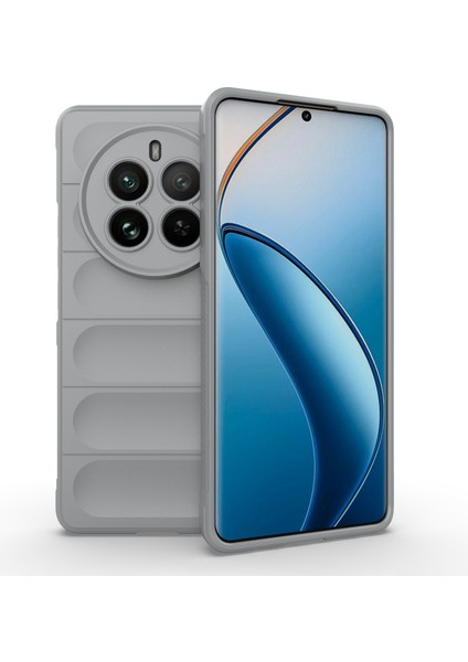 Realme 12 Pro 5g/12 Pro+5g Tpu Kılıf Düşmeye Dayanıklı Cep Telefonu Kılıfı-Açık Gri (Yurt Dışından)