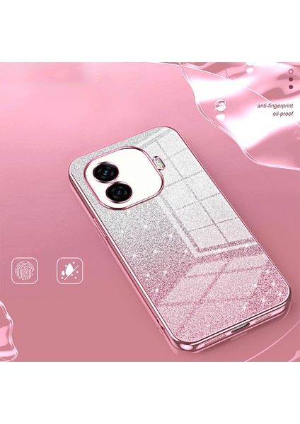 Vivo Iqoo Z9 Turbo 5g Kılıf Yumuşak Tpu Telefon Kılıfı Degrade Parıltı-Mor (Yurt Dışından) fırsatları