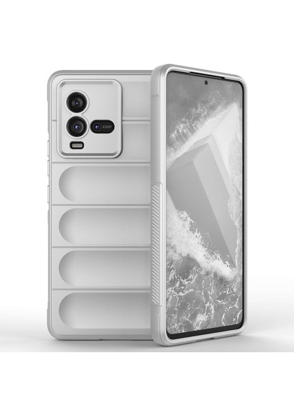 Vivo Iqoo 10 5g Sağlam Arka Düşme Koruması Tpu Kılıf Hassas Kesik Çizilmez Telefon Kılıfı-Beyaz (Yurt Dışından)