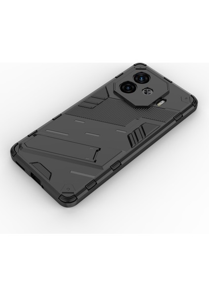 Vivo Iqoo Z9 Turbo 5g Kılıf Pc+Tpu Darbeye Dayanıklı Çizilmez Telefon Kılıfı Kickstand Ile-Siyah (Yurt Dışından) indirimleri