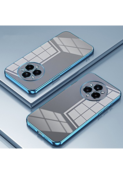 Realme 14 Pro+5g Kılıf Galvanik Çerçeve Yumuşak Tpu Telefon Kılıfı-Mavi (Yurt Dışından) indirimleri