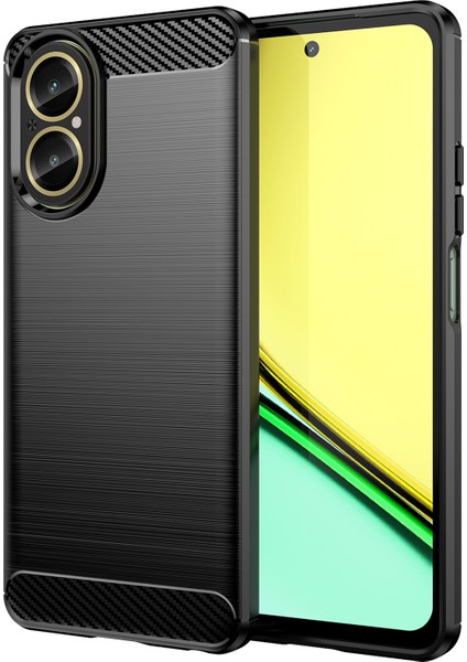 Realme C67 4g Telefon Kılıfı Toz Geçirmez Parmak Izi Önleyici Tpu Kılıf-Siyah (Yurt Dışından)