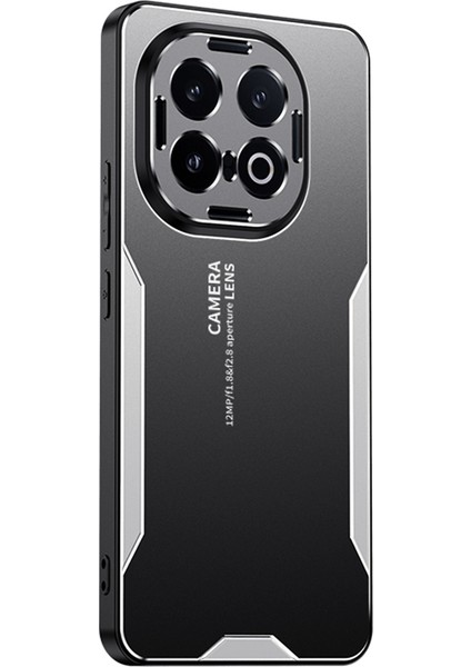 Vivo Iqoo 13 5g Telefon Kılıfı Alüminyum Alaşımlı Tpu Pc Arka Kapak-Gümüş (Yurt Dışından)