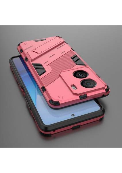 Vivo Iqoo Z7X 5g Sert Pc + Esnek Tpu Telefon Kılıfı Darbeye Dayanıklı Arka Kapak Kickstand ile - Gül (Yurt Dışından) fırsatları