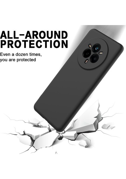 Realme 14 Pro 5g Sıvı Silikon Kılıf Telefon Arka Kapağı El Kayışı Ile-Siyah (Yurt Dışından) indirimleri