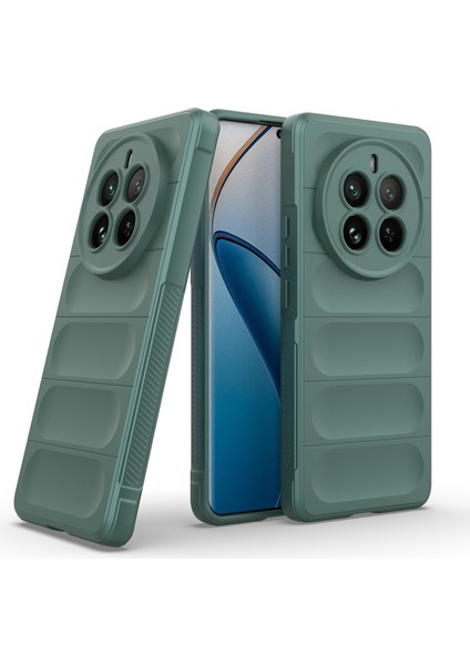 Realme 12 Pro 5g/12 Pro+5g Tpu Kılıf Düşmeye Dayanıklı Cep Telefonu Kılıfı-Yeşil (Yurt Dışından)