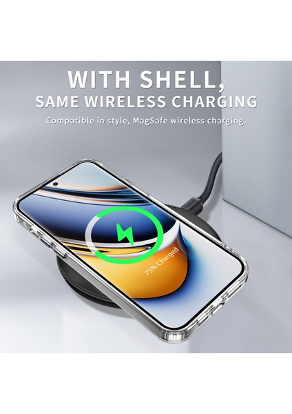 Realme 11 Pro+5g/11 Pro 5g Arka Kılıf Şeffaf Pc+Tpu Düşmeye Dayanıklı Telefon Kılıfı-Şeffaf Siyah (Yurt Dışından) indirimleri