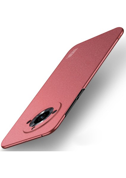 Mofı Shield Mat Serisi Realme 11 Pro+5g Mat Telefon Kılıfı Çizilmeye Dayanıklı Pc Sert Telefon Kılıfı-Kırmızı (Yurt Dışından)