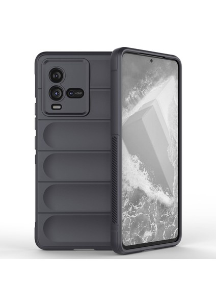 Vivo Iqoo 10 5g Sağlam Arka Düşme Koruması Tpu Kılıf Hassas Kesik Çizilmez Telefon Kılıfı-Koyu Gri (Yurt Dışından)