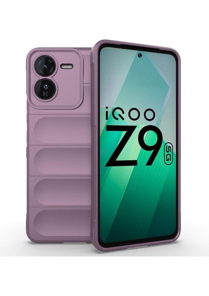 Vivo Iqoo Z9 5g Tpu Kılıf Düşmeye Dayanıklı Koruma Yumuşak Telefon Kılıfı-Açık Mor (Yurt Dışından)