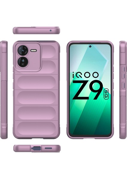 Vivo Iqoo Z9 5g Tpu Kılıf Düşmeye Dayanıklı Koruma Yumuşak Telefon Kılıfı-Açık Mor (Yurt Dışından) fırsatları