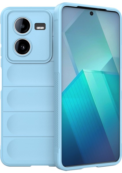 Vivo Iqoo Z8X 5g Kılıf Tpu Sağlam Çizilmez Cep Telefonu Kılıfı-Bebek Mavisi (Yurt Dışından)