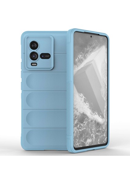 Vivo Iqoo 10 5g Sağlam Arka Düşme Koruması Tpu Kılıf Hassas Kesik Çizilmez Telefon Kılıfı-Bebek Mavisi (Yurt Dışından)