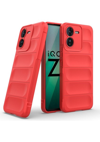 Vivo Iqoo Z9 5g Tpu Kılıf Düşmeye Dayanıklı Koruma Yumuşak Telefon Kılıfı-Kırmızı (Yurt Dışından) fiyatları
