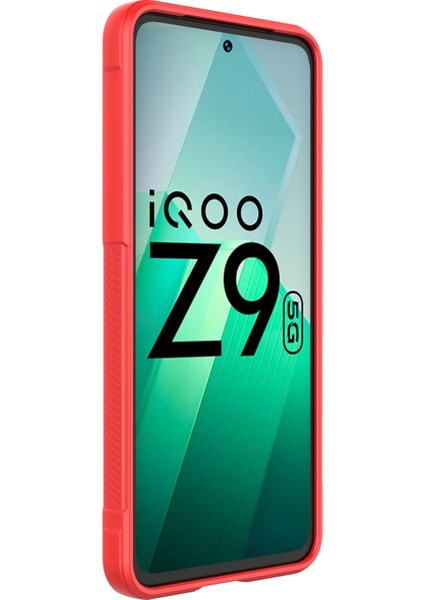 Vivo Iqoo Z9 5g Tpu Kılıf Düşmeye Dayanıklı Koruma Yumuşak Telefon Kılıfı-Kırmızı (Yurt Dışından) indirimleri