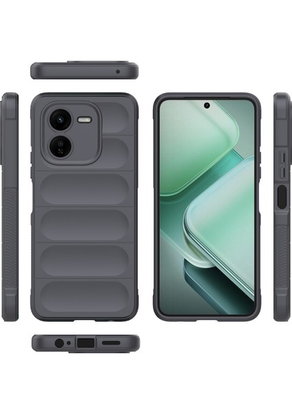 Vivo Iqoo Z9X 5g Kılıf Darbeye Dayanıklı Sağlam Kalkan Yumuşak Tpu Arka Kapak-Koyu Gri (Yurt Dışından) fırsatları