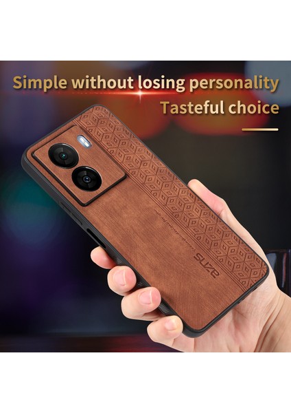 Azns Vivo Iqoo Z7 5G/Z7X 5g Pu Deri+Tpu Telefon Kılıfı Baskılı Desen Kaymaz Tutma Kılıfı-Yeşil (Yurt Dışından) fiyatları