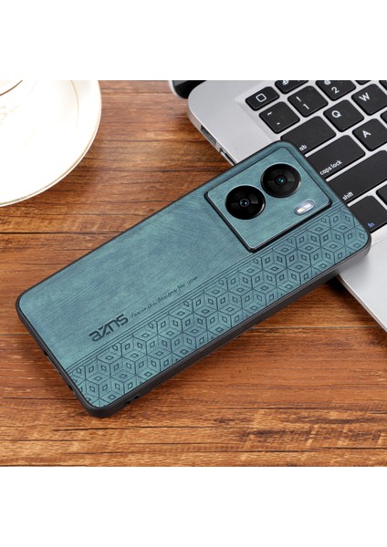 Azns Vivo Iqoo Z7 5G/Z7X 5g Pu Deri+Tpu Telefon Kılıfı Baskılı Desen Kaymaz Tutma Kılıfı-Yeşil (Yurt Dışından) fırsatları