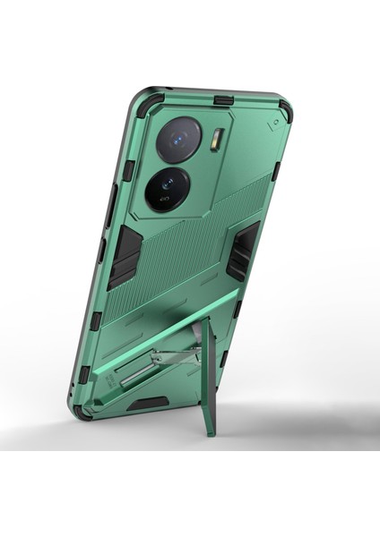 Vivo Iqoo Z7 5g Darbeye Dayanıklı Kickstand Kılıf Tpu+Pc Çift Koruma Telefon Kılıfı-Yeşil (Yurt Dışından) modelleri