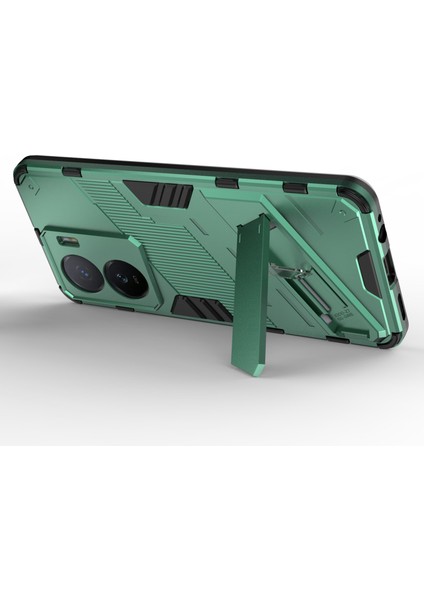 Vivo Iqoo Z7 5g Darbeye Dayanıklı Kickstand Kılıf Tpu+Pc Çift Koruma Telefon Kılıfı-Yeşil (Yurt Dışından) fırsatları