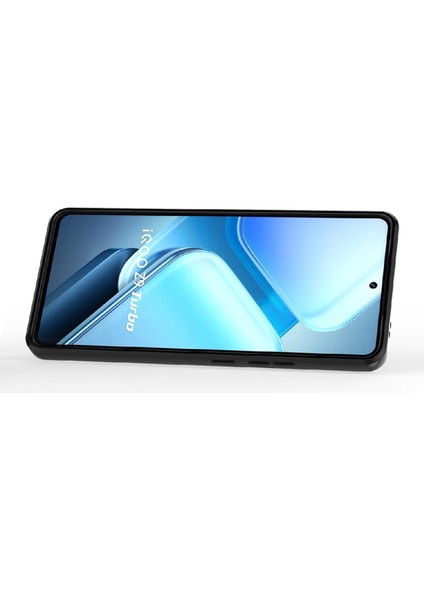 Vivo Iqoo Z9 Turbo 5g Telefon Kılıfları Pc+Tpu Kickstand Telefon Kılıfı Lens Kapağı-Yeşil (Yurt Dışından) modelleri