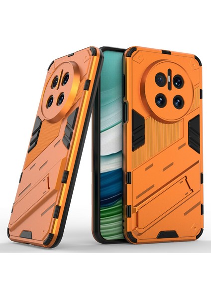 Huawei Mate 70 Kılıf Pc+Tpu Darbeye Dayanıklı Telefon Kılıfı Kickstand Ile-Turuncu (Yurt Dışından) modelleri